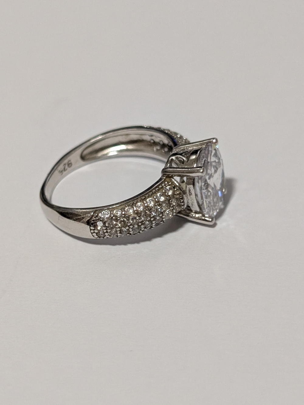 2 Sterling Silver Rings Size 5 - Picture 8 of 9